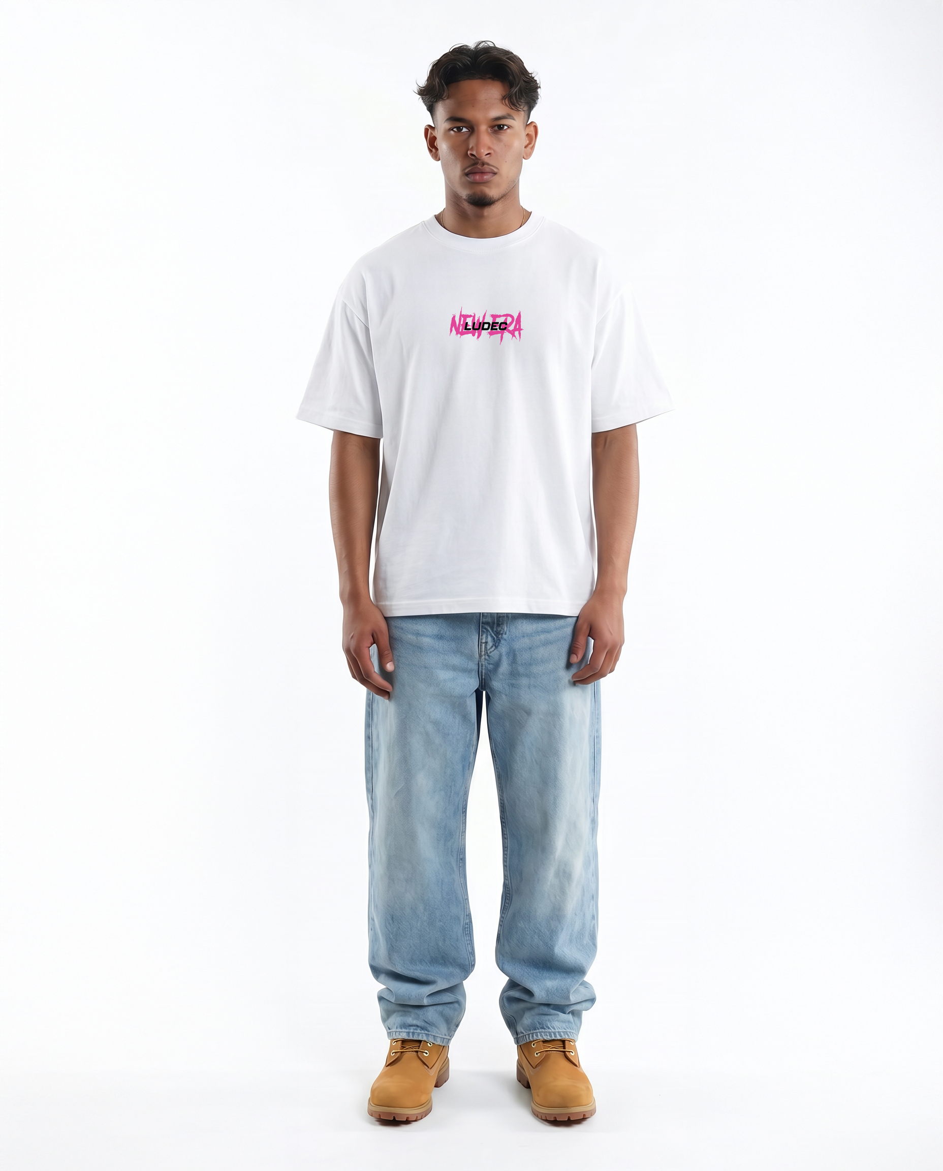 white new era tshirt